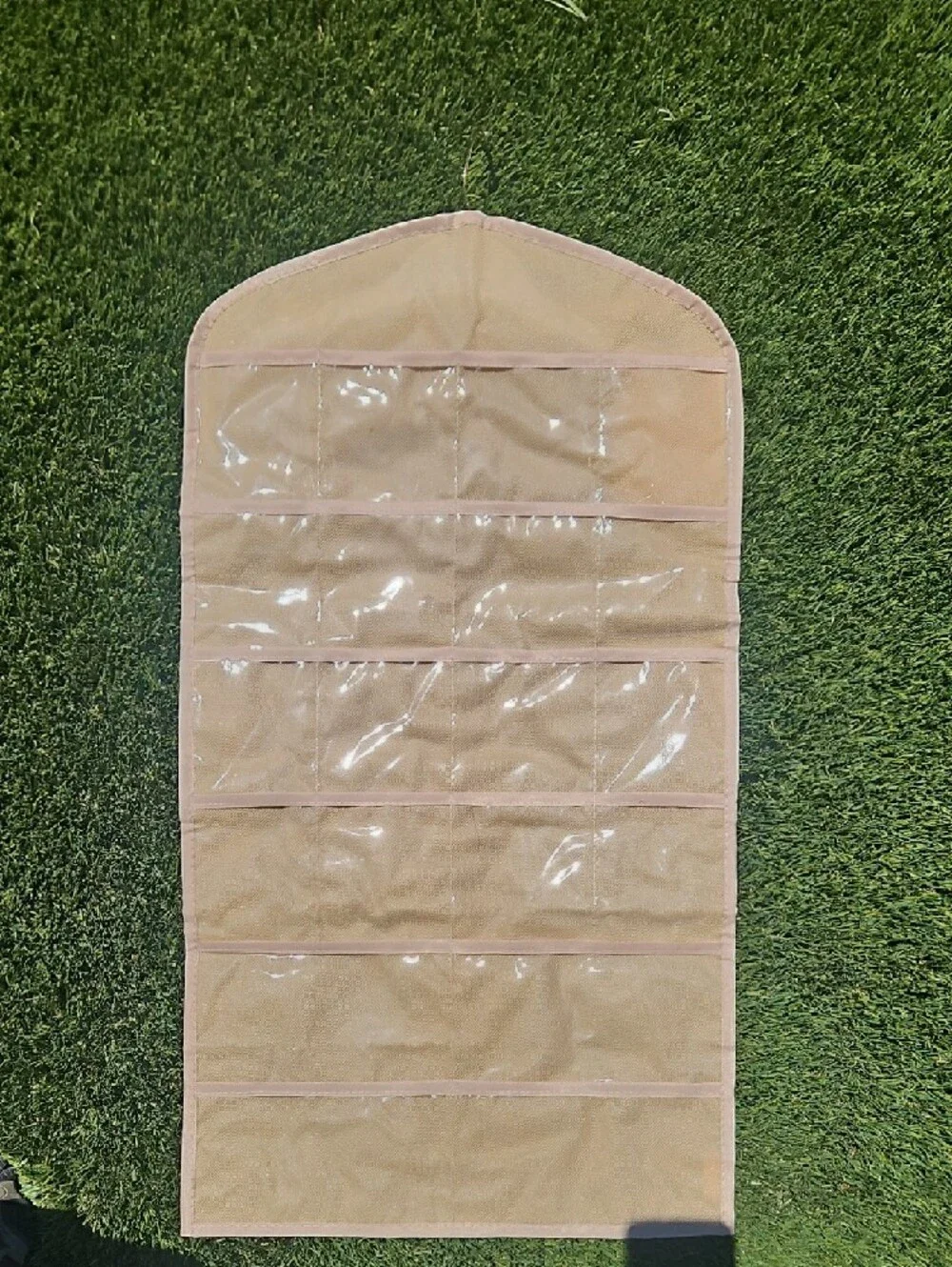 Hanging Jewelry & Accessory Organizer - Beige